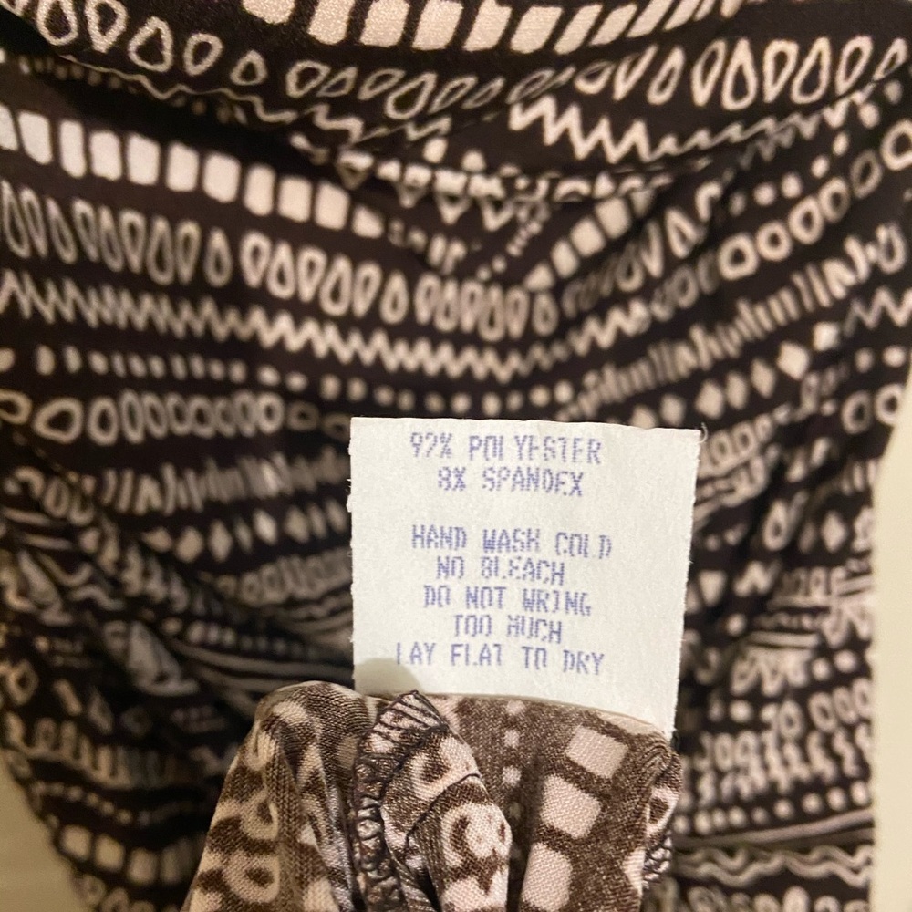 Ruby Rox Brown Patterned Dress NWT - Picture 7 of 7